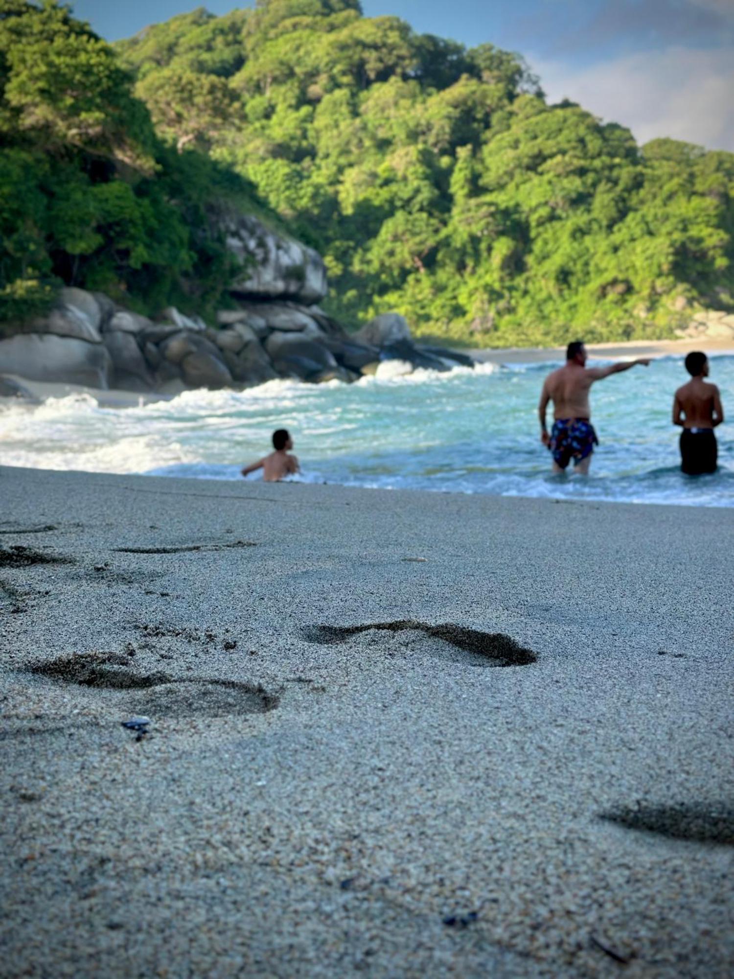 Eco Hotel Amanecer Tayrona El Zaino Exteriör bild