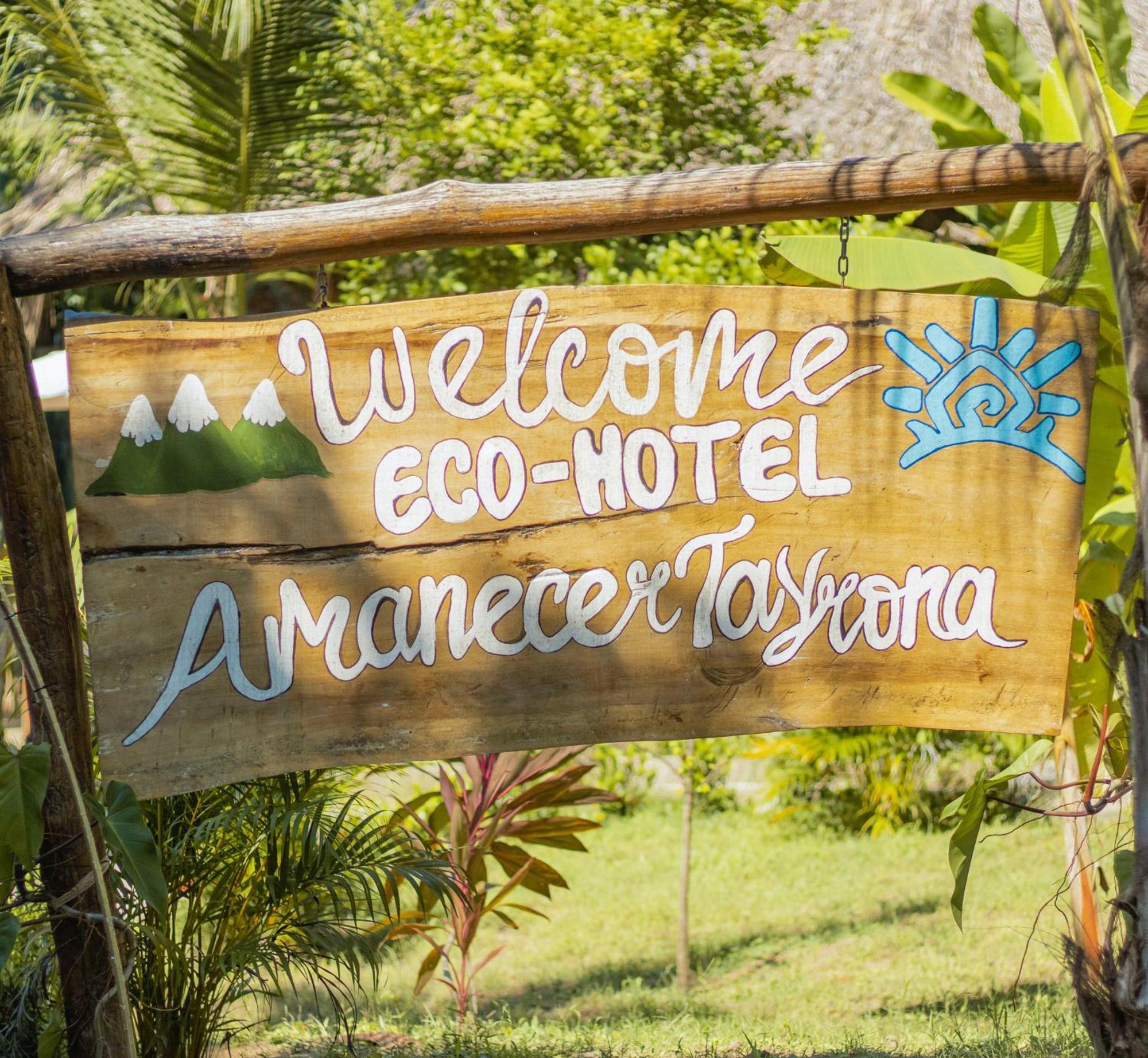 Eco Hotel Amanecer Tayrona El Zaino Exteriör bild